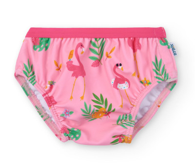 Bañador Pañal Flamingos