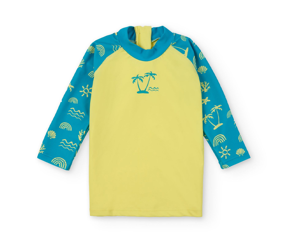 Camiseta Protección Solar Manga Larga Neon Palms