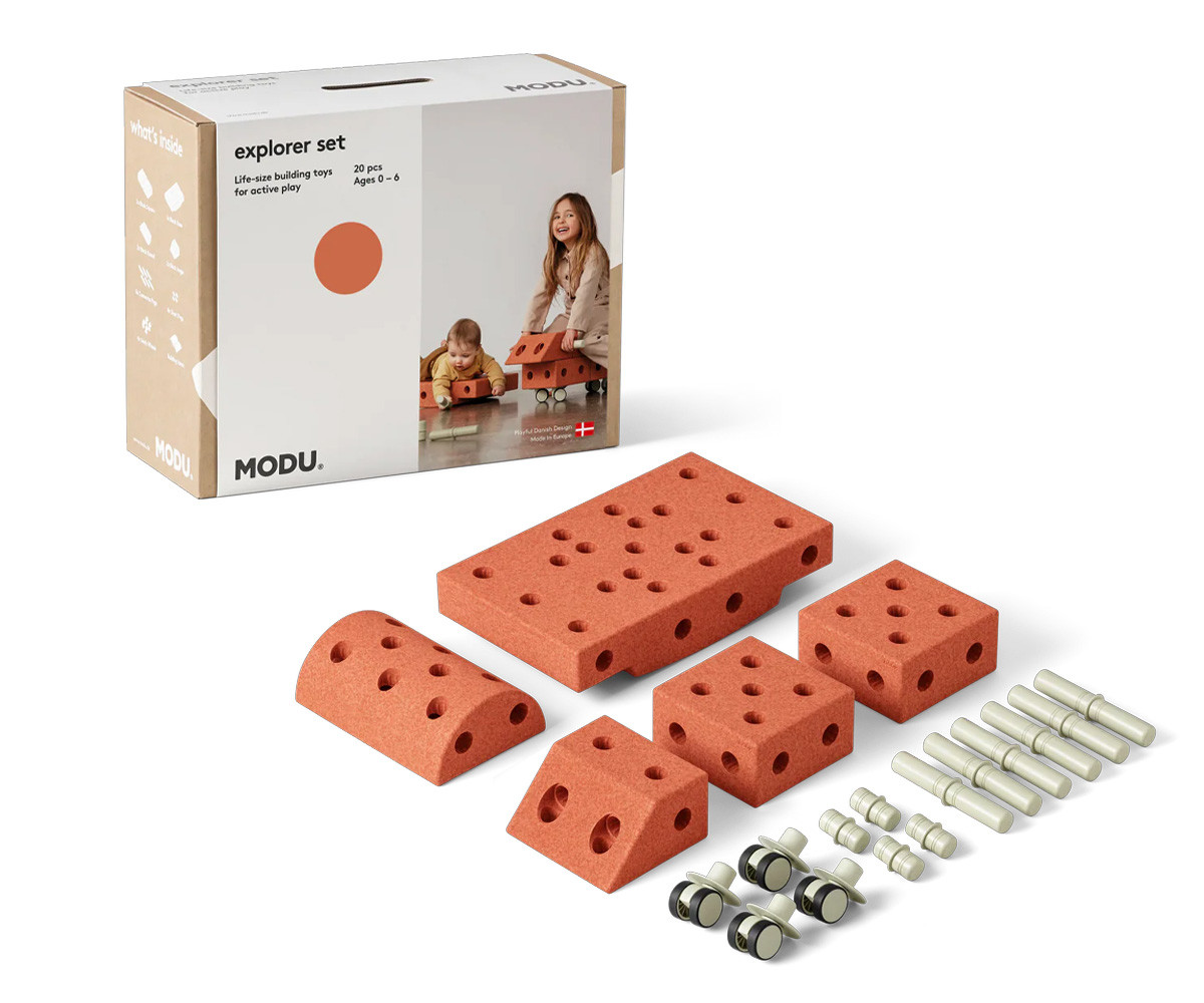 Kit Costruzioni MODU Explorer Set Orange/Dusty Green