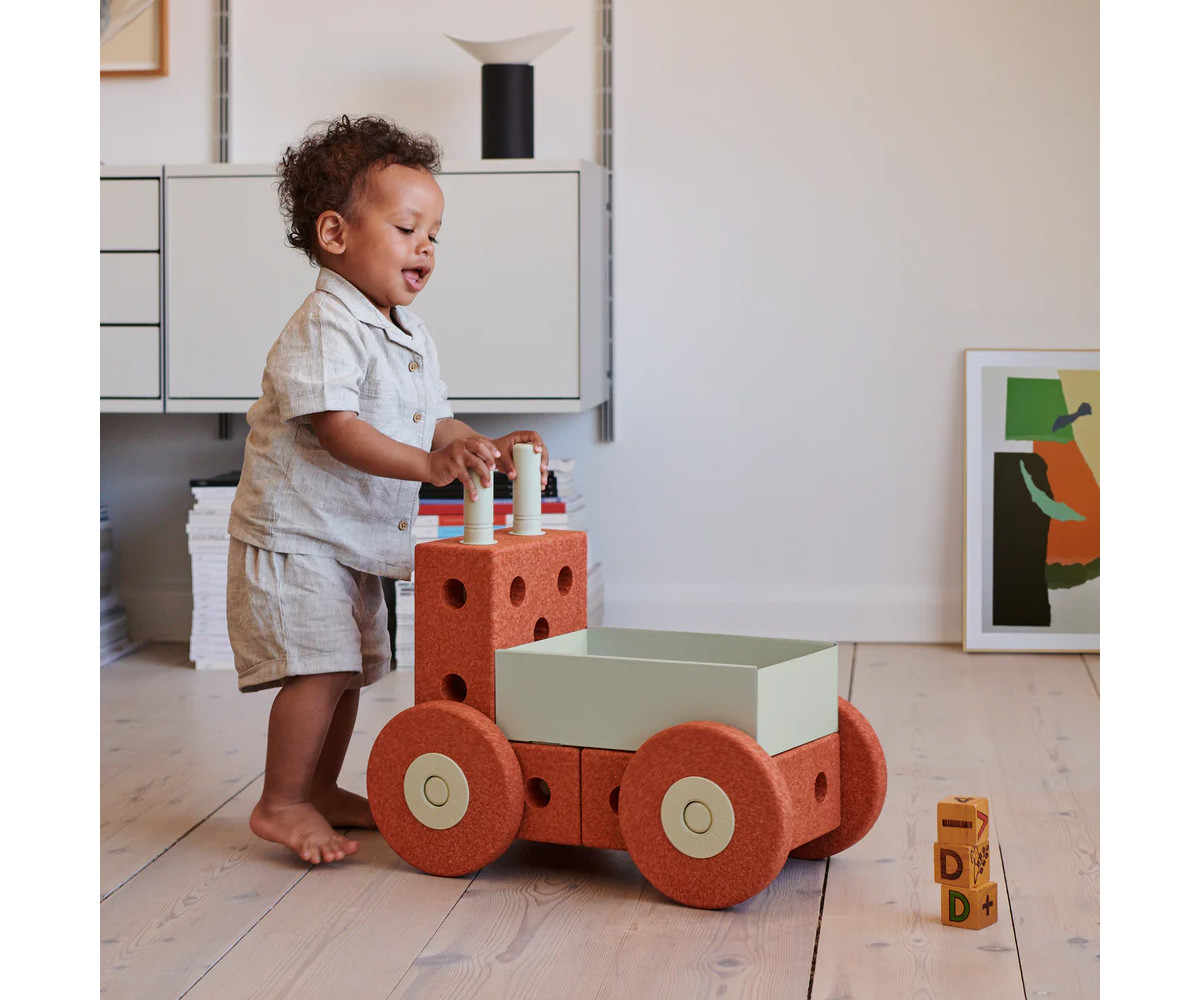 Kit Construcción 3-in-1 Baby Walker Orange/Dusty Green