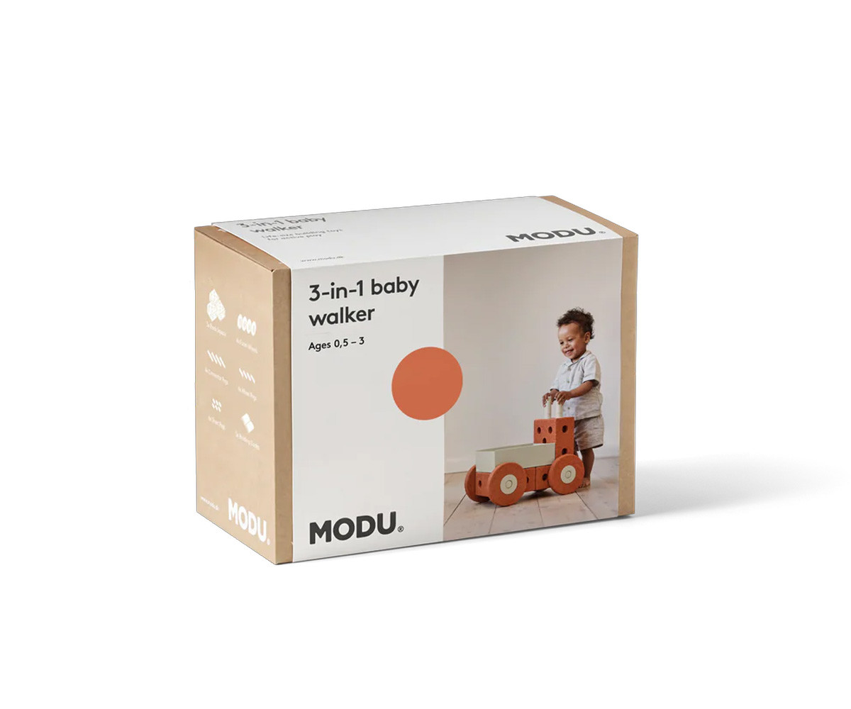 Kit Construcción 3-in-1 Baby Walker Orange/Dusty Green