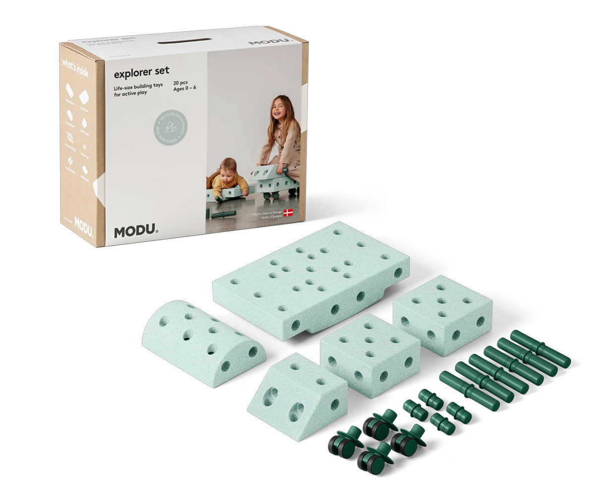 Kit Costruzioni MODU Explorer Set Ocean Mint/Forest Green