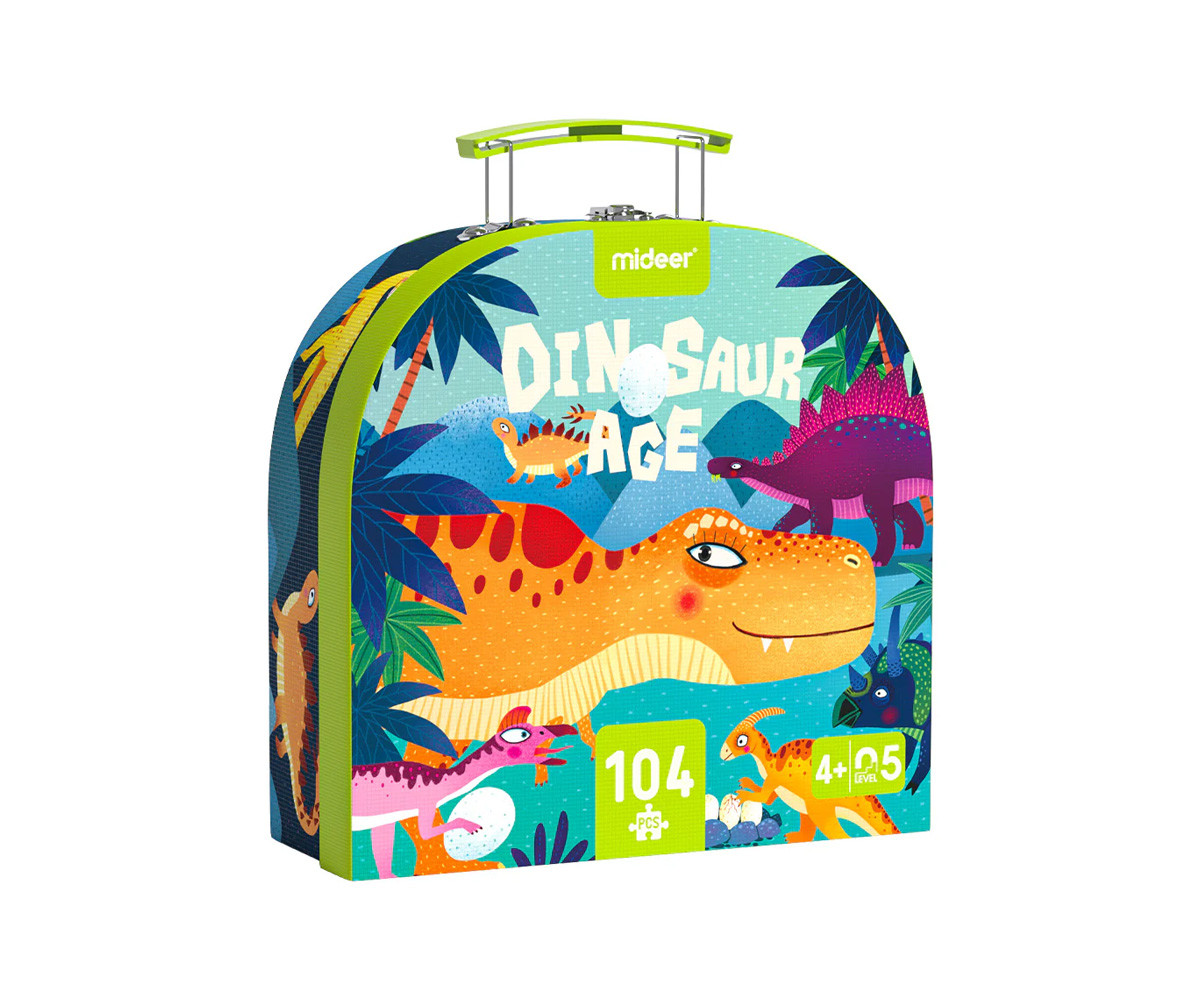 Puzzle en Maletín Dinosaur Age