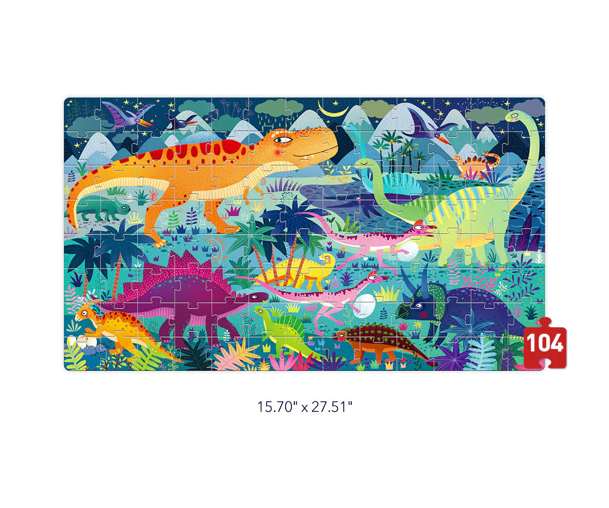 Puzzle en Maletín Dinosaur Age