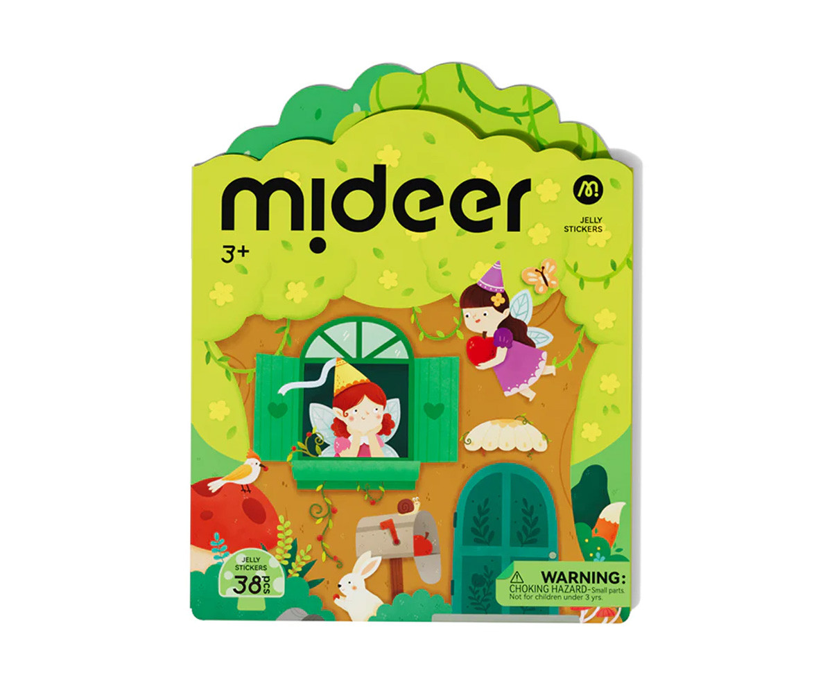 Set de Pegatinas de Gel Reutilizables Mideer Animales