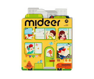 Set de Pegatinas de Gel Reutilizables Mideer Calle