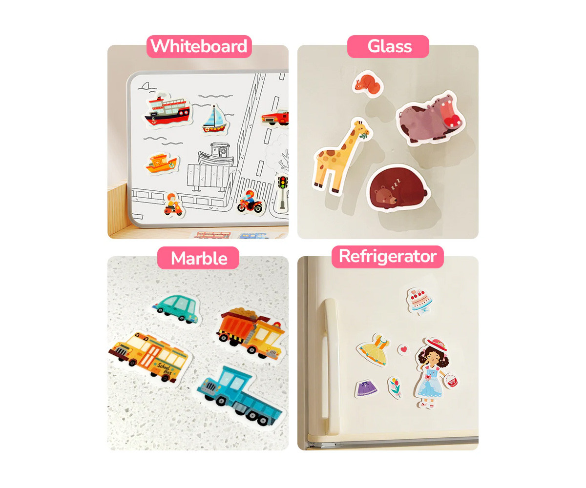 Set de Pegatinas de Gel Reutilizables Mideer Calle