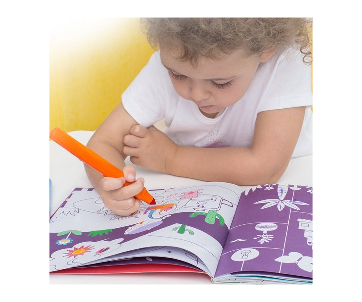 Libro da colorare Pink Bubble Party