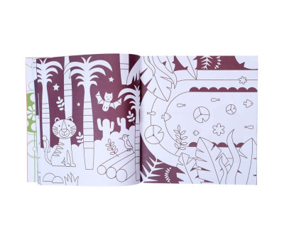 Libro da colorare Pink Bubble Party