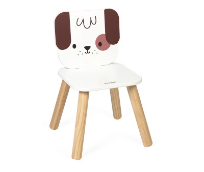 Silla Infantil de Madera Perrito