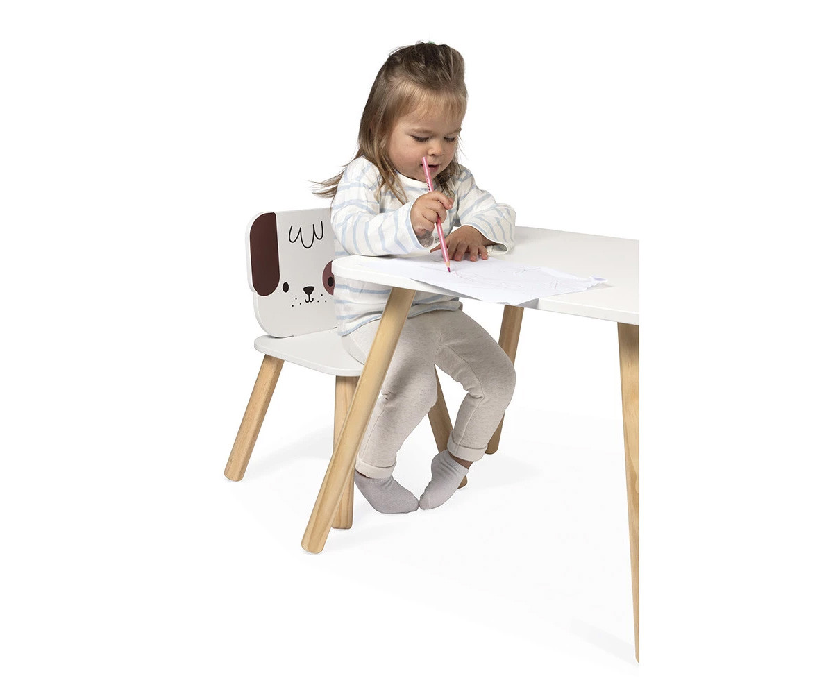 Silla Infantil de Madera Perrito