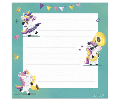 Puzzle con Tarjeta Unicornios