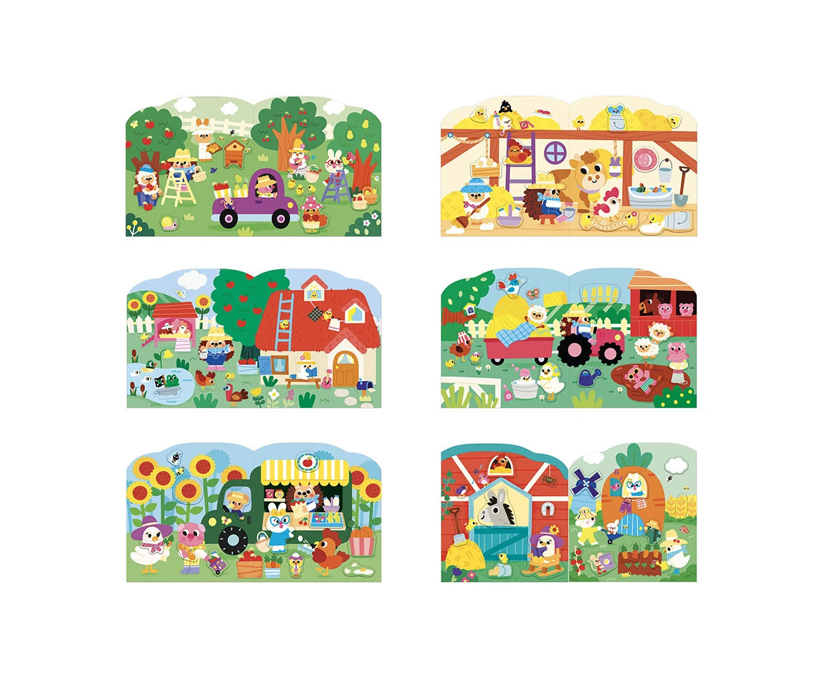 Libro de Pegatinas La Granja