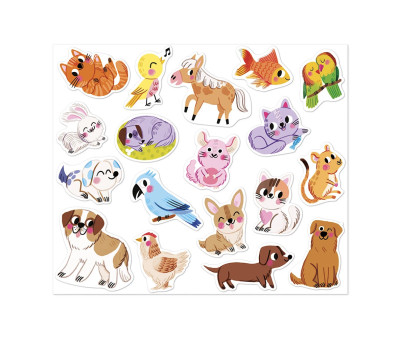 100 Pegatinas Mascotas