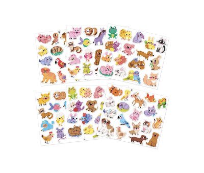100 Pegatinas Mascotas