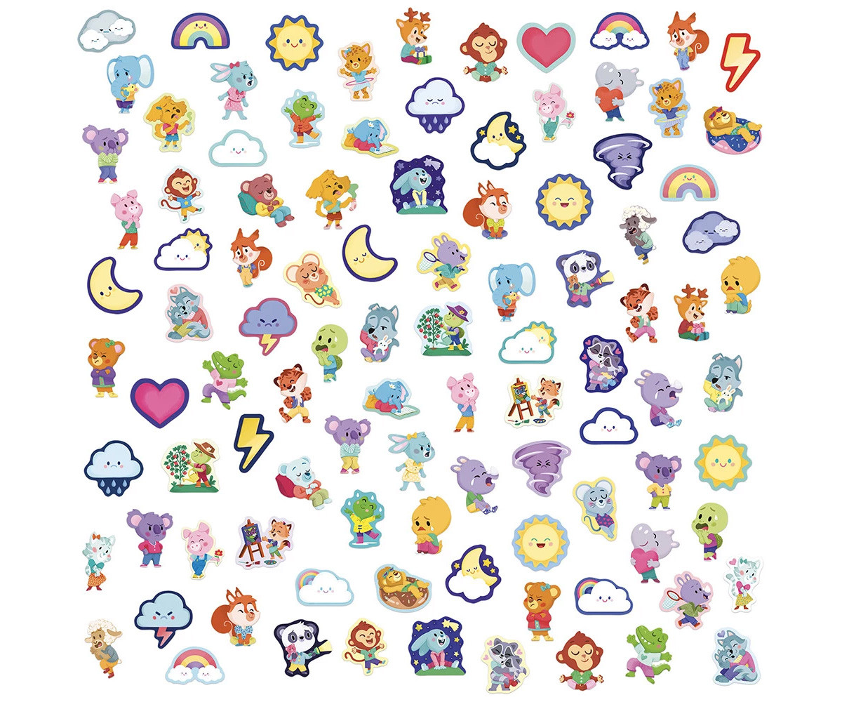 100 Pegatinas Emociones
