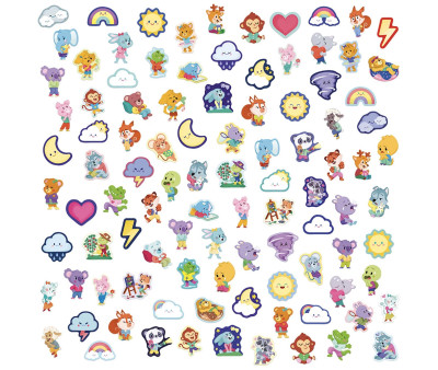 100 Pegatinas Emociones