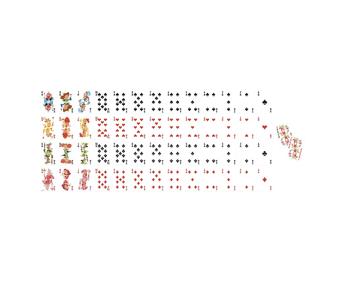 Juego de 54 Cartas Ilustradas