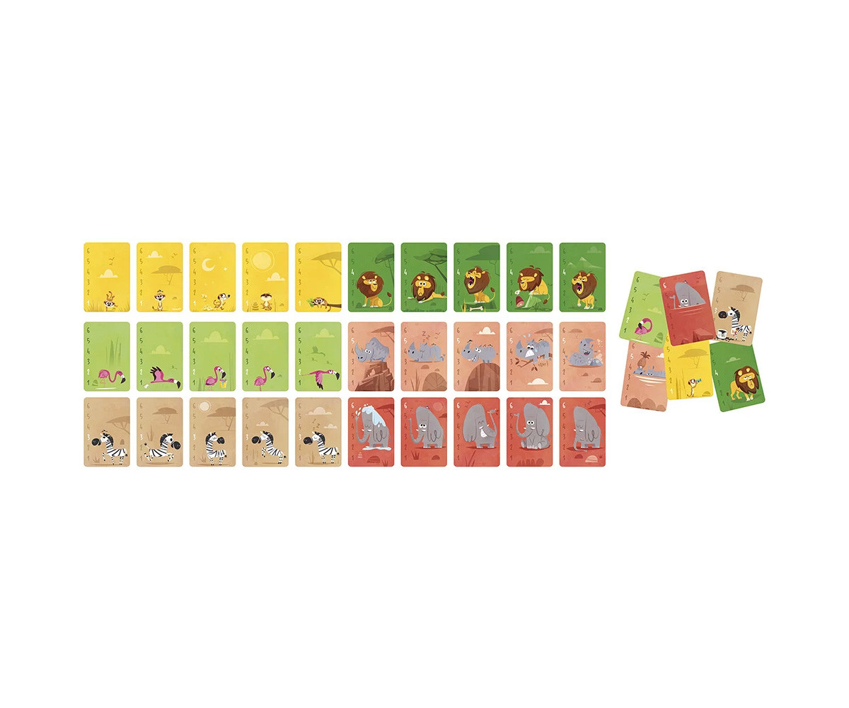 Juego de Cartas Animales de la Sabana