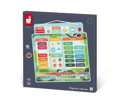 Calendario Magnético en Inglés