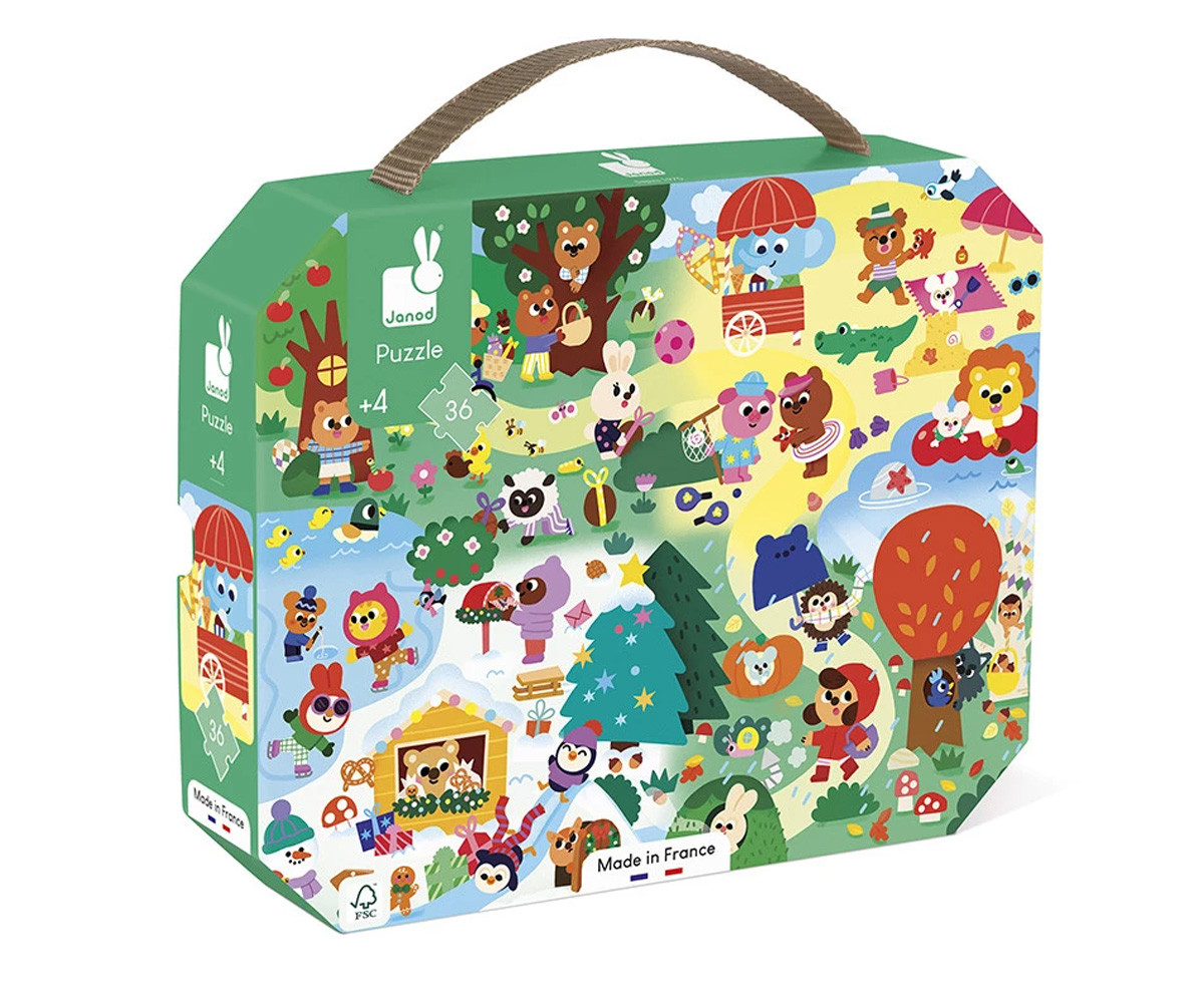Puzzle Las Cuatro Estaciones 36 Piezas