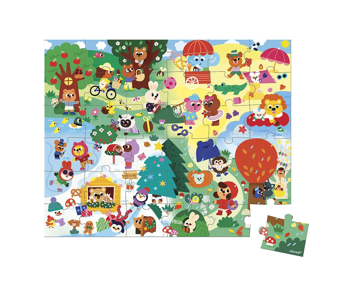 Puzzle Las Cuatro Estaciones 36 Piezas
