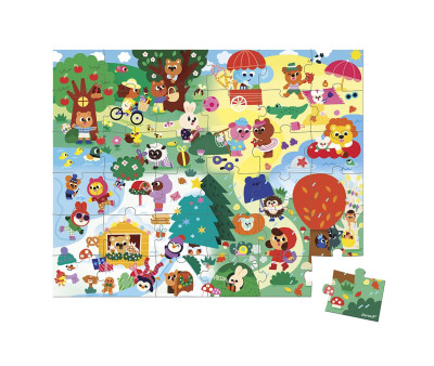 Puzzle Las Cuatro Estaciones 36 Piezas