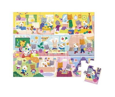 Puzzle Las Rutinas 24 Piezas