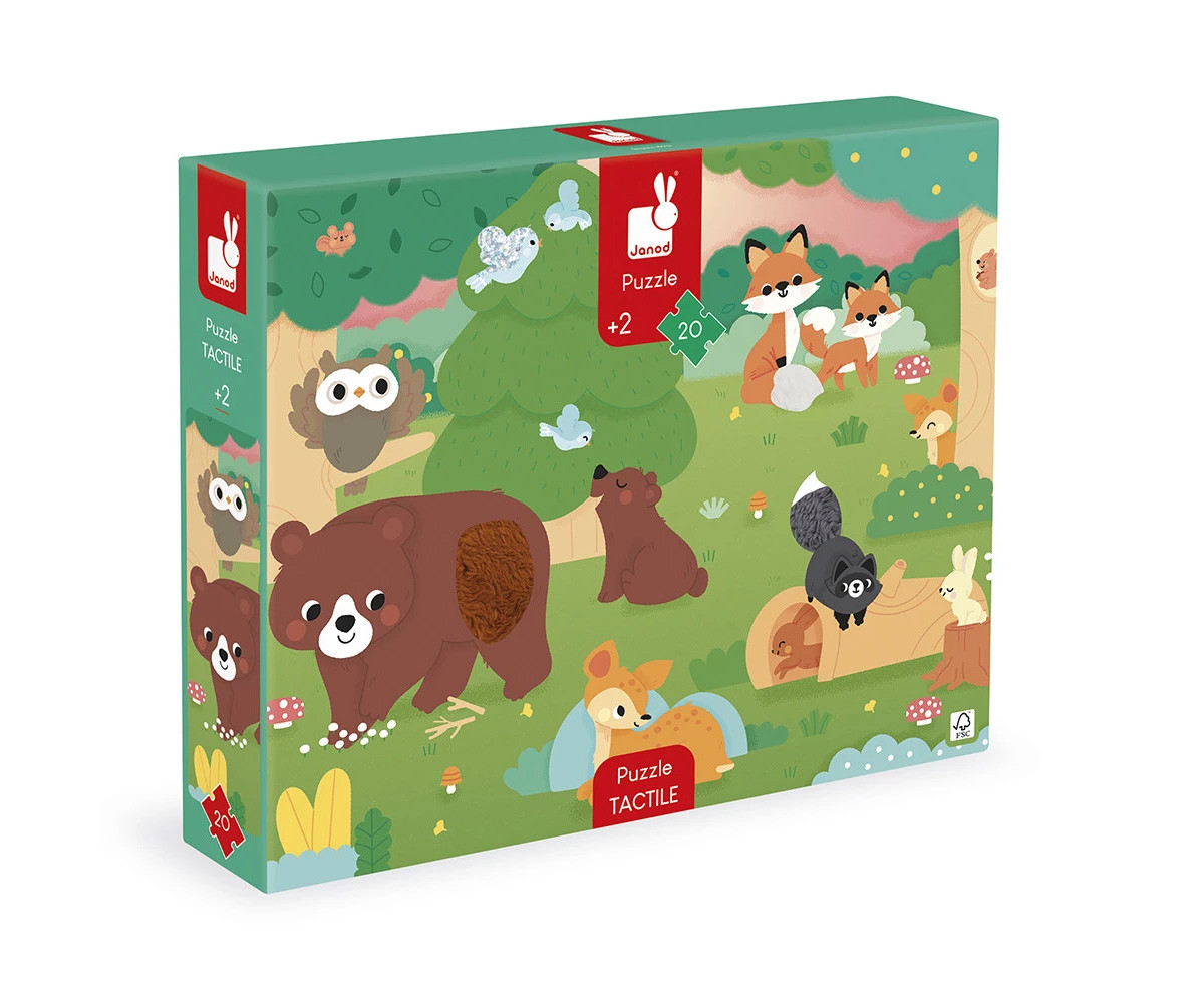 Puzzle Táctil El Bosque 20 Piezas