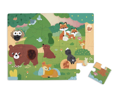Puzzle Táctil El Bosque 20 Piezas