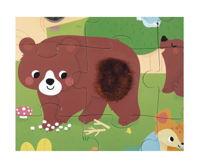 Puzzle Táctil El Bosque 20 Piezas