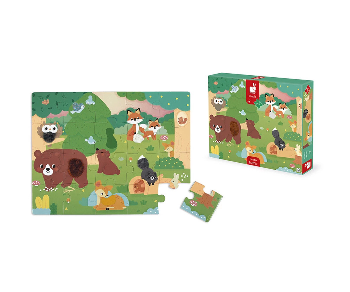 Puzzle Táctil El Bosque 20 Piezas