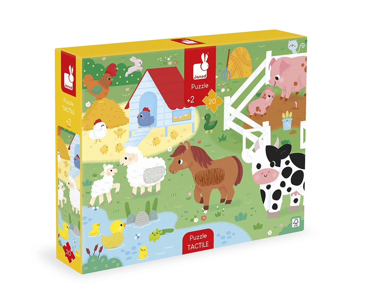 Puzzle Táctil La Granja 20 Piezas