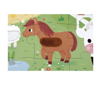 Puzzle Táctil La Granja 20 Piezas
