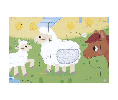 Puzzle Táctil La Granja 20 Piezas