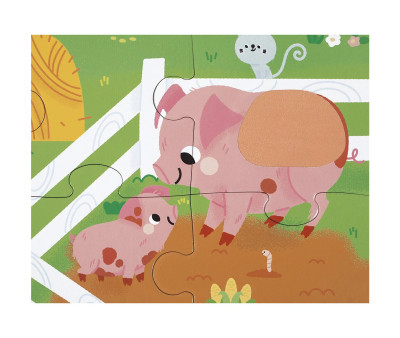 Puzzle Táctil La Granja 20 Piezas