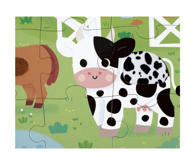 Puzzle Táctil La Granja 20 Piezas