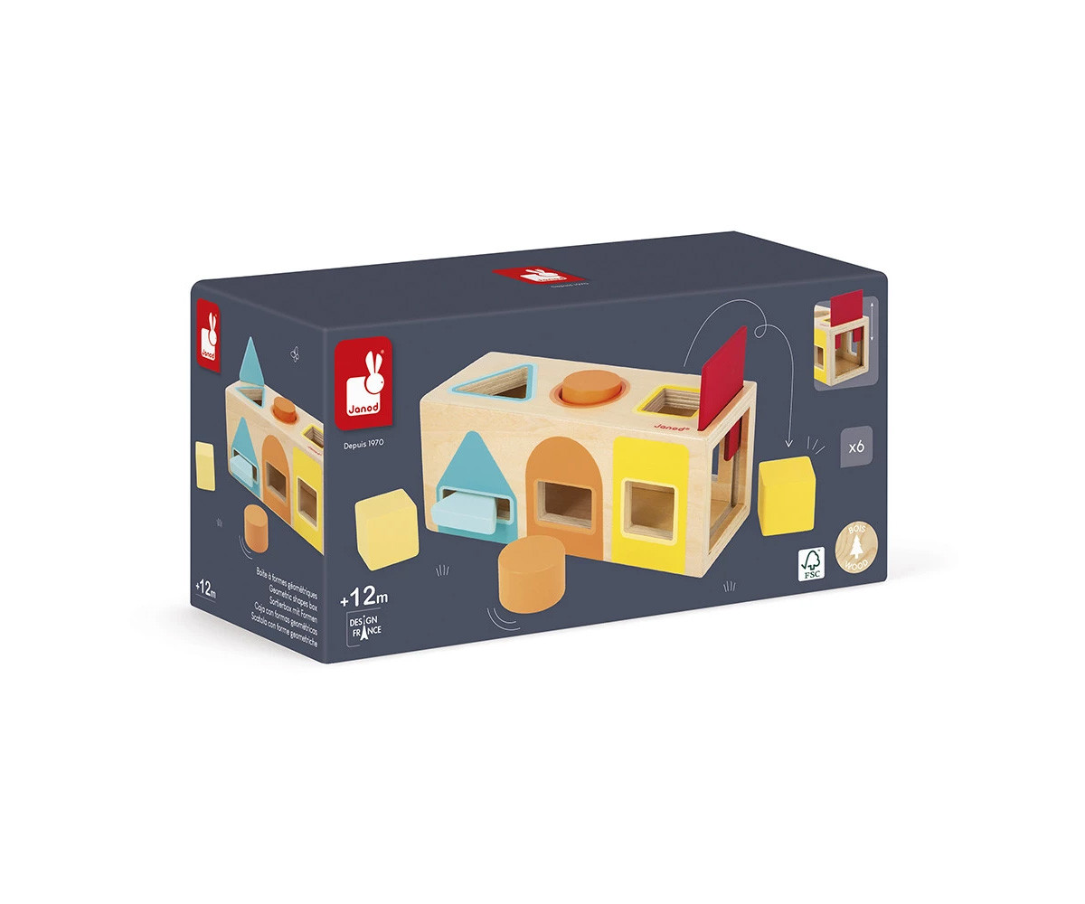 Caja con Formas Geométricas