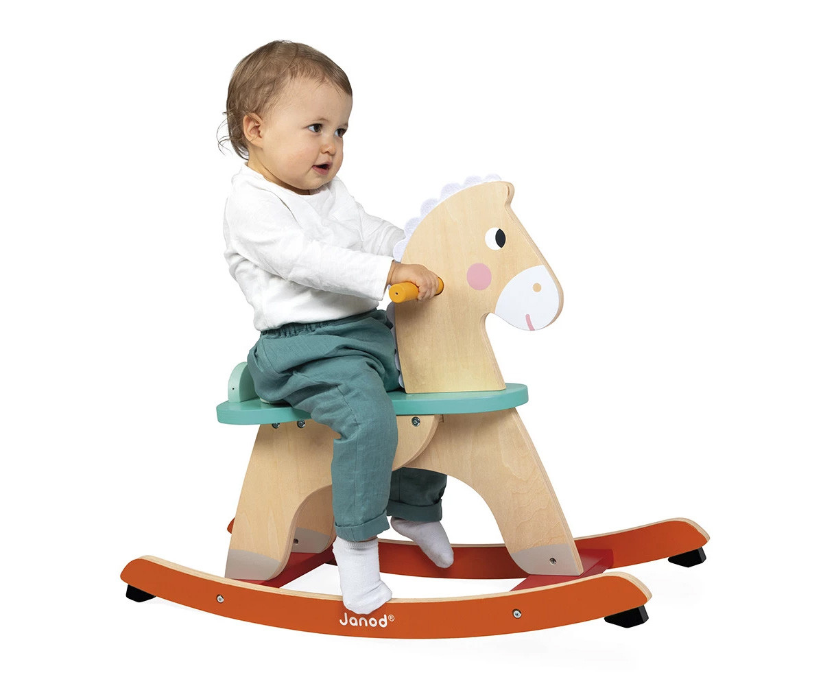 Caballo Balancín de Madera Ogalo Zigolos