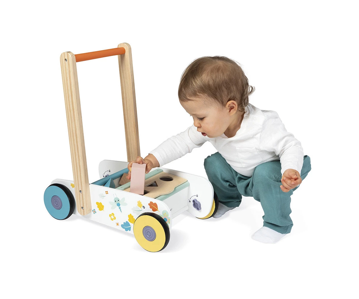 Andador con Cubos de Madera Pure