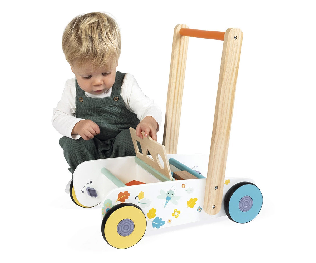 Andador con Cubos de Madera Pure