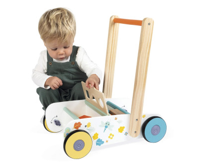 Andador con Cubos de Madera Pure