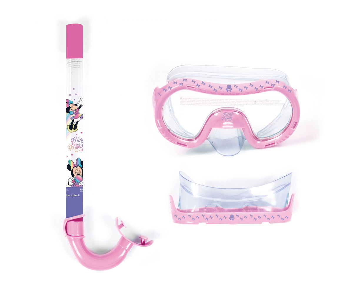 Set de Buceo Infantil Gafas y Tubo Minnie