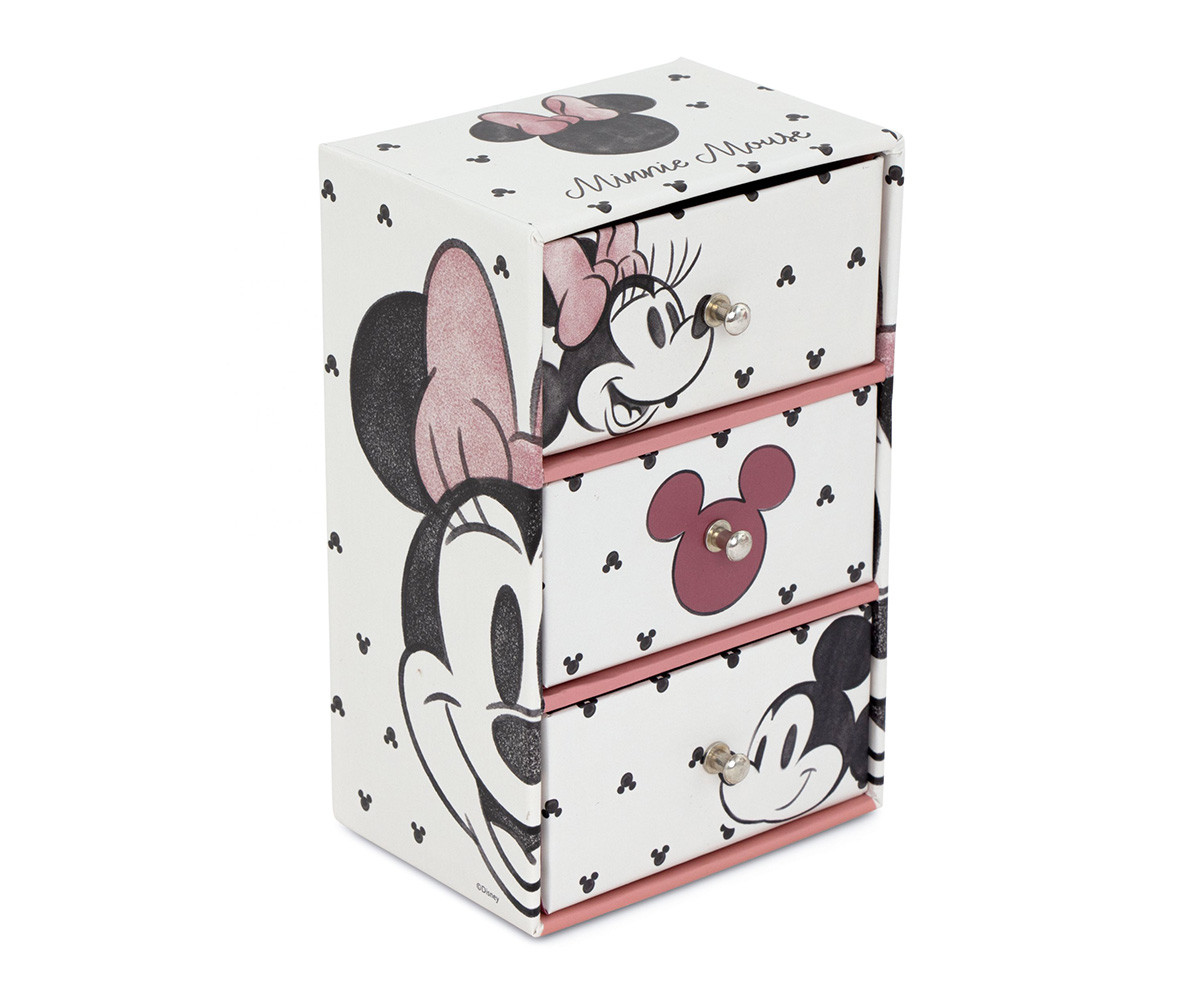 Mini Cajonera con 3 Compartimentos Minnie