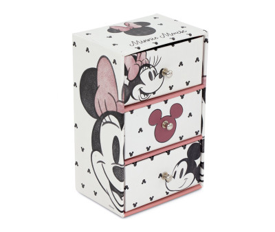 Mini Cajonera con 3 Compartimentos Minnie