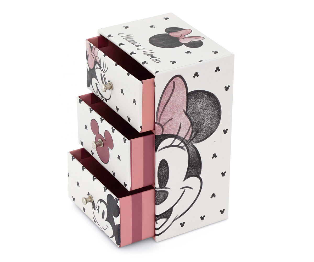 Mini Cajonera con 3 Compartimentos Minnie