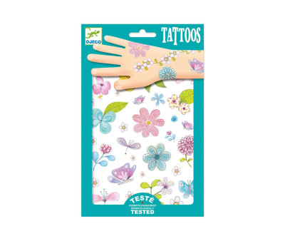 Tatuagens temporárias de flores