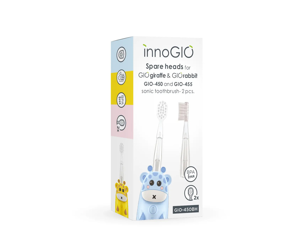2 cabeças de reposição para escovas de dentes InnoGio