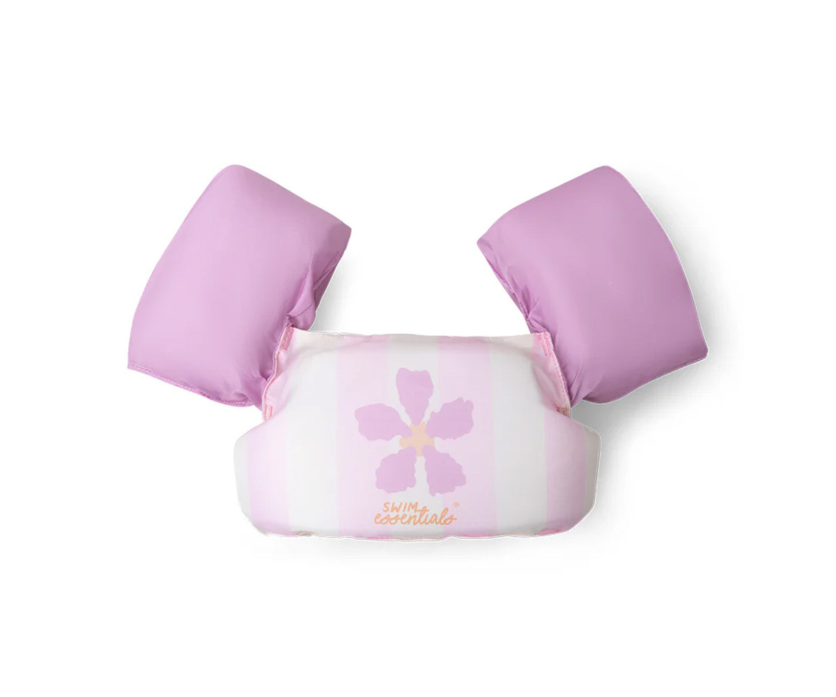 Chaleco con Manguitos Pink Flower 2-6 ños