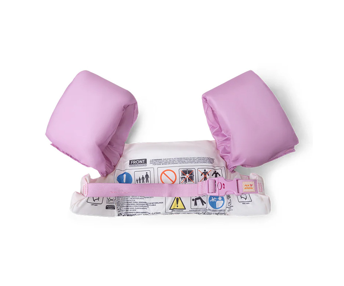 Chaleco con Manguitos Pink Flower 2-6 ños